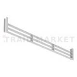 Вентиляционная решетка для цоколя, белая