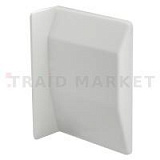 807 Заглушка для мебельного навеса, пластик, белая, правая