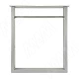 Севилья опора для стола П-образная, 60х30, H715+10 мм, хром матовый