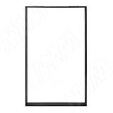 Дижон опора для стола П-образная, 50х10, 595х870 (+10 мм), черный (RAL 9005, муар)