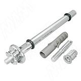 Менсолодержатель для деревянных и стеклянных полок без фиксации L-200 мм, хром (2шт)