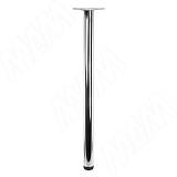 Шанхай опора для стола, D60, H1096+25 мм, хром, 1шт.