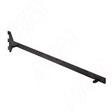 VERTIKO Полкодержатель для деревянной полки 18 мм, центральный, черный