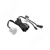 Выключатель сенсорный диммируемый, врезной, хром матовый, 12/24V, 36/72W