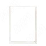 Пилар опора для стола П-образная, 60х30, H820-870 (+10 мм), белый, 1шт.