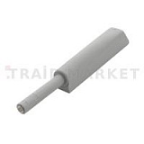 K-PUSH TECH толкатель накладной 37 мм с магнитом, серый