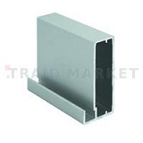 INTEGRO Профиль рамочный широкий, 45х20х8, серебро (анод), L-6000