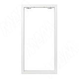 Пилар опора для стола П-образная, 60х30, 445xH870 (+10 мм), белый (RAL 9003, муар)