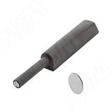 Комплект K-PUSH TECH 37 мм накладной с магнитом, антрацит, с крепежом и ответными планками