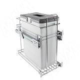 KOMBI 30 Система для утилизации/хранения, 1 емк.: 30л, креп. фасада, полн.выдв., плавн.закр., напр. Nova Pro