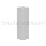 Уголок 135 градусов (высота 100), алюминий матовый