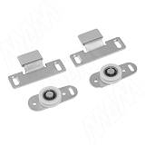 MiniCabinet Комплект роликов для 1 двери, 15 кг (2 верхних, 2 нижних)