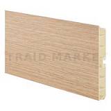 Цоколь пластиковый (высота 100, длина 4000 мм), дуб Ниагара