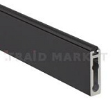 VOGUE Штанга прямоугольная 30х8, с демпфером, темная бронза, L-900