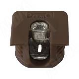 Эксцентрик усиленный в квадратном пластиковом корпусе 16 мм, коричневый