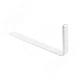 Кронштейн для вешалки белый матовый