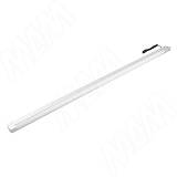 CASETO Светильник светодиодный для подсветки ящиков с ИК-выключателем на преграду, цвет серебро, 12V, 855мм, нейтральный белый 4000К, 9W