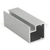INTEGRO Профиль рамочный узкий, 19х20х19 мм, серебро (анод), L-6000