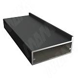 INTEGRO Профиль рамочный широкий, под наклейку, 45х19х1, черный (анод), L-6000