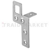 Навес металлический с креплением в двух плоскостях, 22х40х81 мм, левый