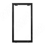 Пилар опора для стола П-образная, 60х30, 445xH870 (+10 мм), черный (RAL 9005, муар)