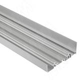 PS48 Направляющая верхняя усиленная, быстрый монтаж, серебро, L-3000