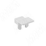 Заглушка торцевая для FW4, с выступом, белая