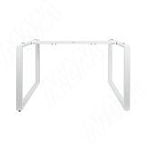 Штутгарт металлокаркас-стола телескопического 730х1200/1400/1600х800мм, белый (RAL9003, муар)