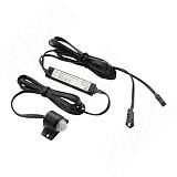 Выключатель инфракрасный (PIR) на движение, черный, 12/24V, 36/72W