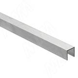 PS65 Направляющая нижняя для деревянной двери, серебро, L-2000