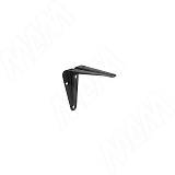 SIMPLE Менсолодержатель для деревянных полок 75х100мм, черный