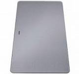 BLANCO Доска для SUBLINE КЕРАМИКА стекло серебристое