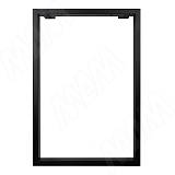 Пилар опора для стола П-образная, 60х30, 595xH870 (+10 мм), черный (RAL 9005, муар)