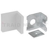 Мебельный навес универсальный, металл, белая пластиковая заглушка, 15 кг