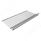 Полка сетчатая, 300*3000 мм, черный