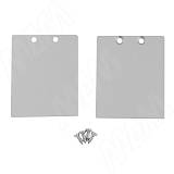 PS65 заглушка для верхней направляющей, серебро (2 шт.)