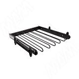 BELLE Вешало для брюк, 500 мм, черный, полн. выдв.