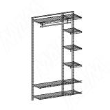 Home Space, прихожая ширина 1260мм, глубина 432 мм, 2 проема по 900 и 300 мм