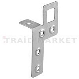 Навес металлический с креплением в двух плоскостях, 22х40х81 мм, правый