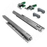 DYNAPRO комплект направляющих с креплением ко дну, 450 мм, плав. закрывания с масляным амортизатором