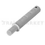 K-PUSH TECH толкатель 14 мм врезной с рез. демпфером, серый