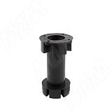 1022 Ножка пластиковая неразборная, h=100 мм