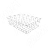 BASE Корзина сетчатая, 120x350x450 мм, белый
