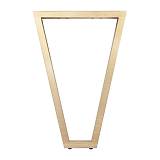 Сальта опора для стола V-образная, 40х40, H820 (+10 мм), золото матовое