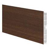 Цоколь пластиковый (высота 100, длина 4000 мм), орех таволато