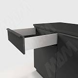 LS BOX комплект ящика 400 мм, цвет белый (боковины h120 мм с направляющими плавного закрывания)