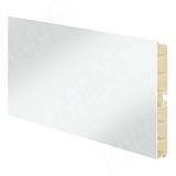 Цоколь пластиковый (высота 100, длина 4000 мм), белый глянец