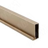 INTEGRO Профиль рамочный широкий, 45х20х8, золото брашированное (анод), L-6000