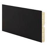 Цоколь пластиковый (высота 100, длина 4000 мм), черный индиго