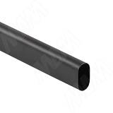Труба овальная 15х30, черный, L-3000
